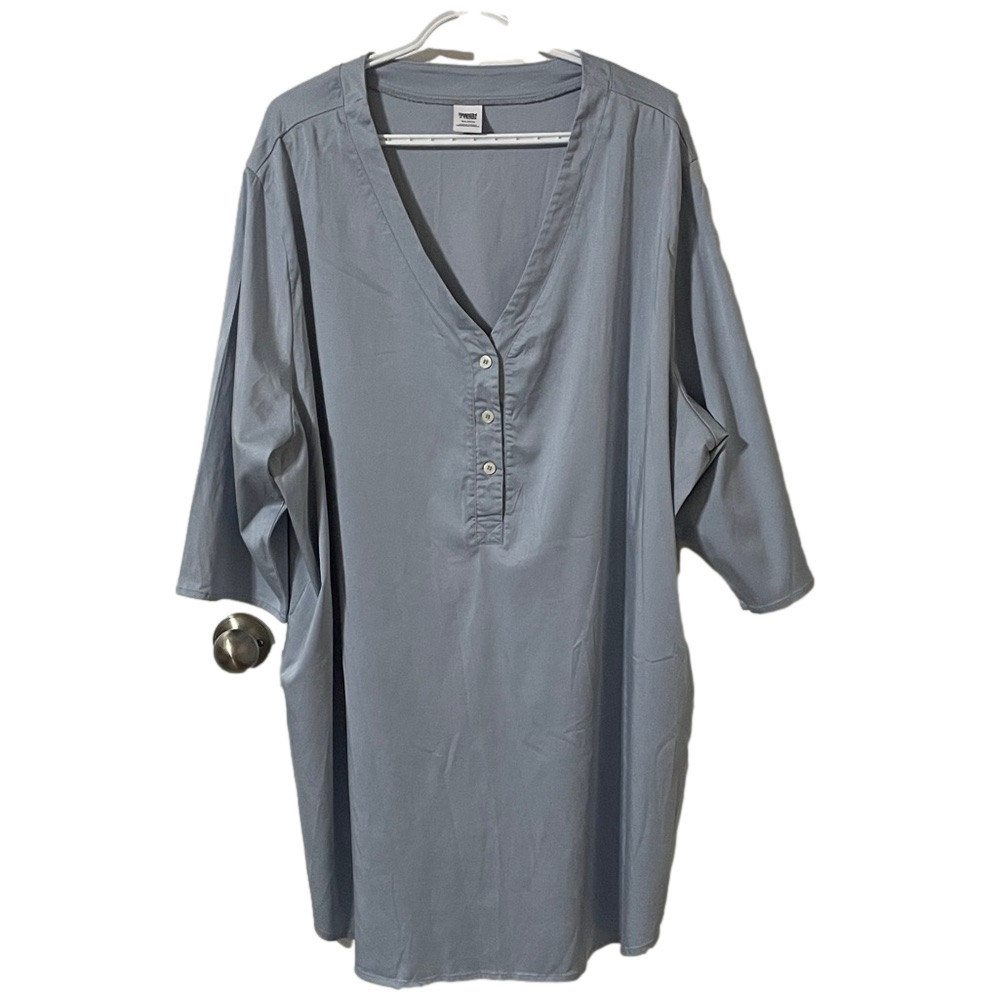 Smash + Tess Blue V-Neck Dress Size 3XL